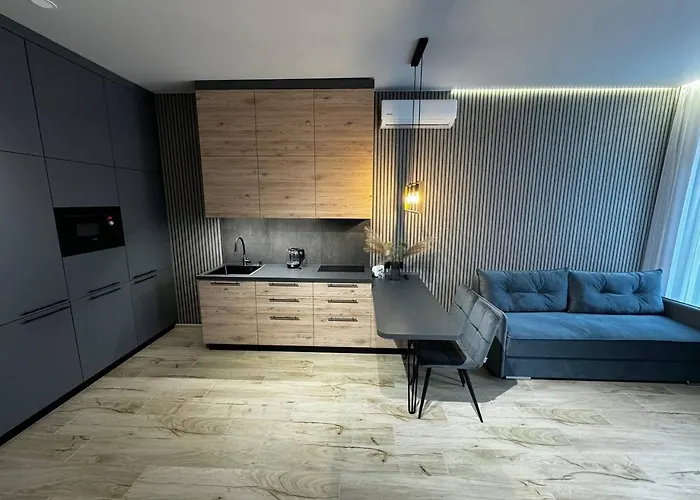 в новобудові авалон зелена Appartement Lviv