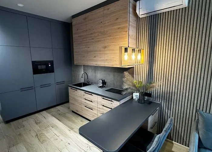 в новобудові авалон зелена Appartement Lviv